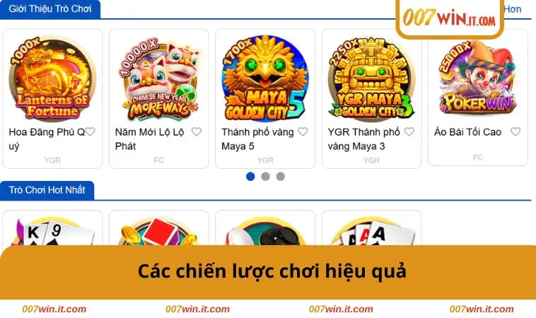 Các chiến lược chơi hiệu quả