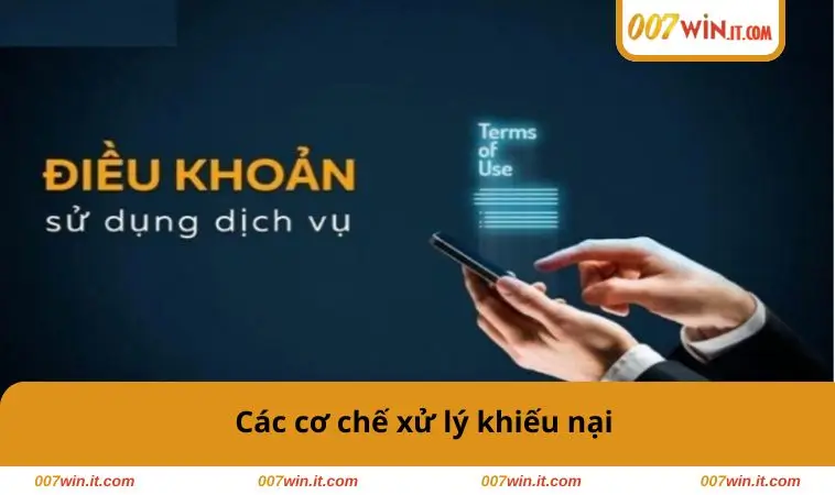 Các cơ chế xử lý khiếu nại