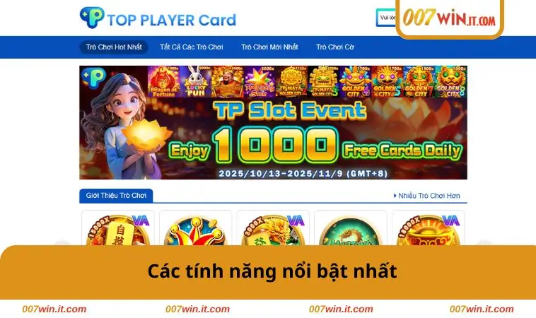 Các tính năng nổi bật nhất