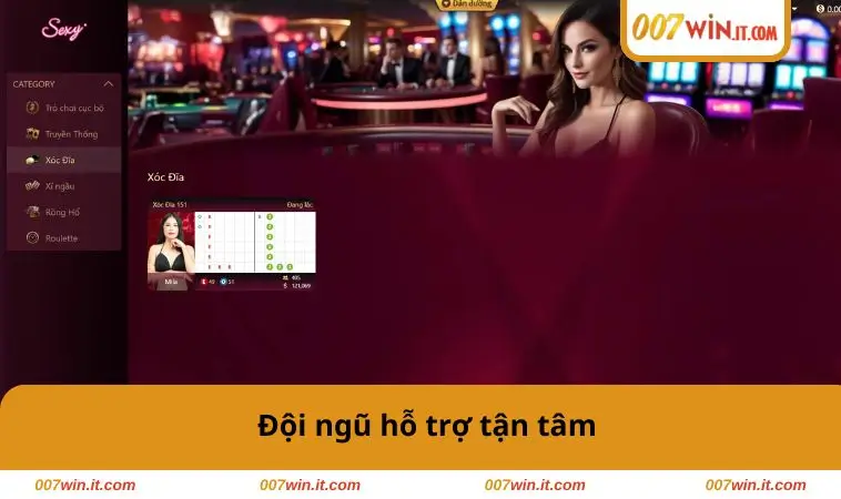 Đội ngũ hỗ trợ tận tâm