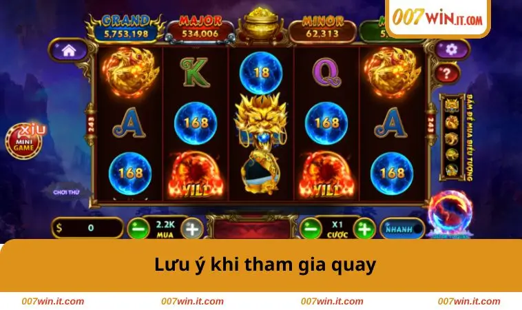 Cách Quay Hũ Dễ Nổ – Bí Mật Các Cao Thủ Chưa Tiết Lộ 3 Lưu ý khi tham gia quay