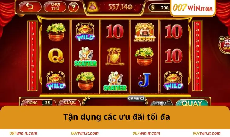 Hack Nổ Hũ - Chiến Lược Vàng Để Trúng Jackpot Online 3 Tận dụng các ưu đãi tối đa